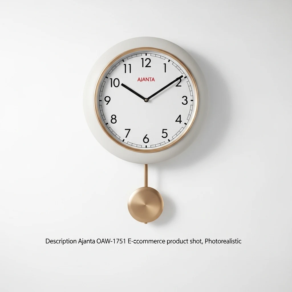 Ajanta OAW-1751 pendulum wall clock