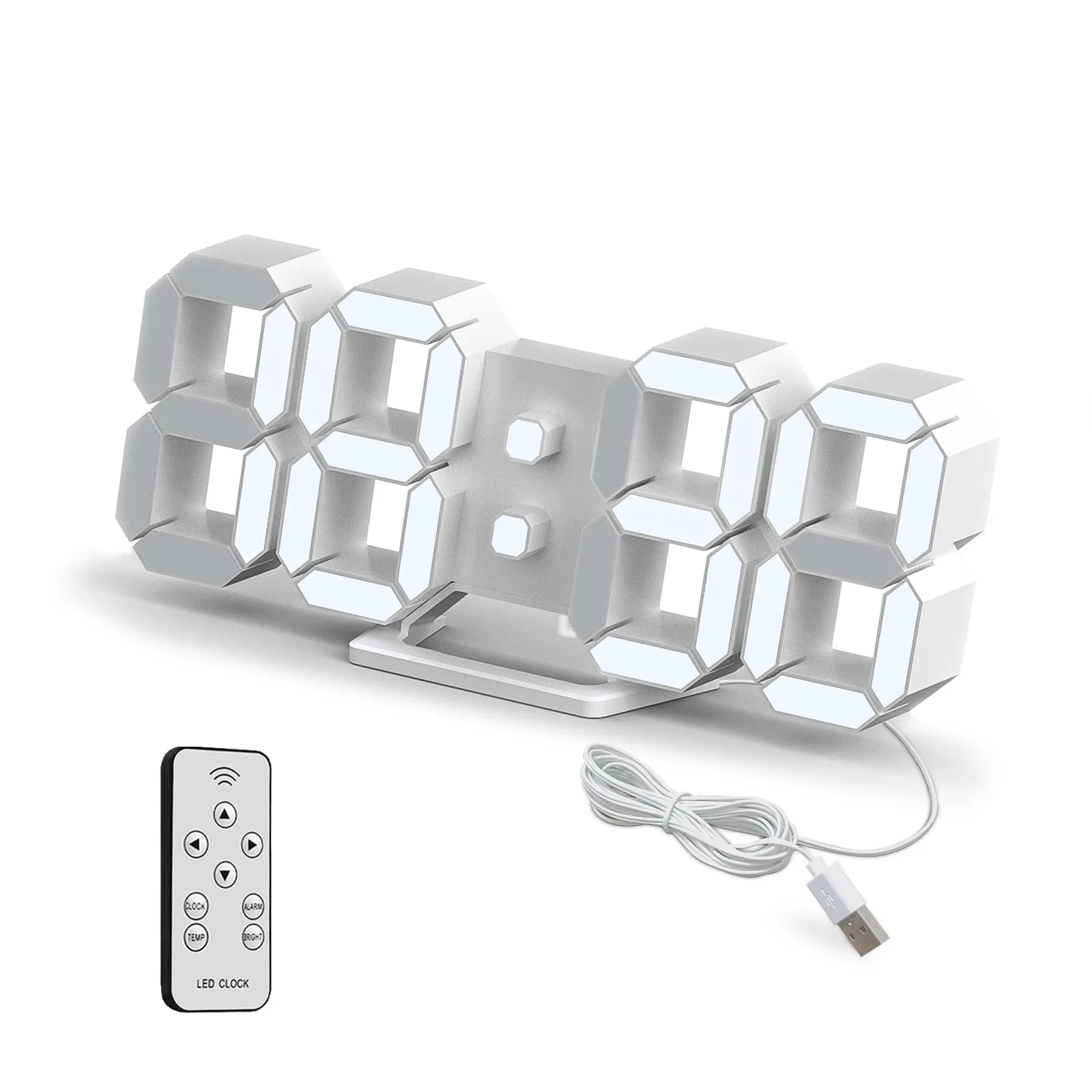 BOYISI 3D acrylic wall clock image 3