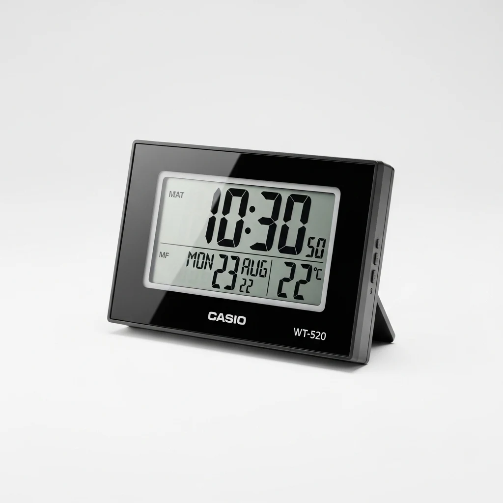 Casio WT-520 digital wall clock image 2