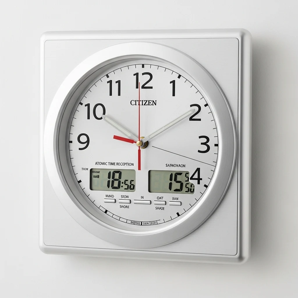 Citizen CC1006 atomic wall clock image 2
