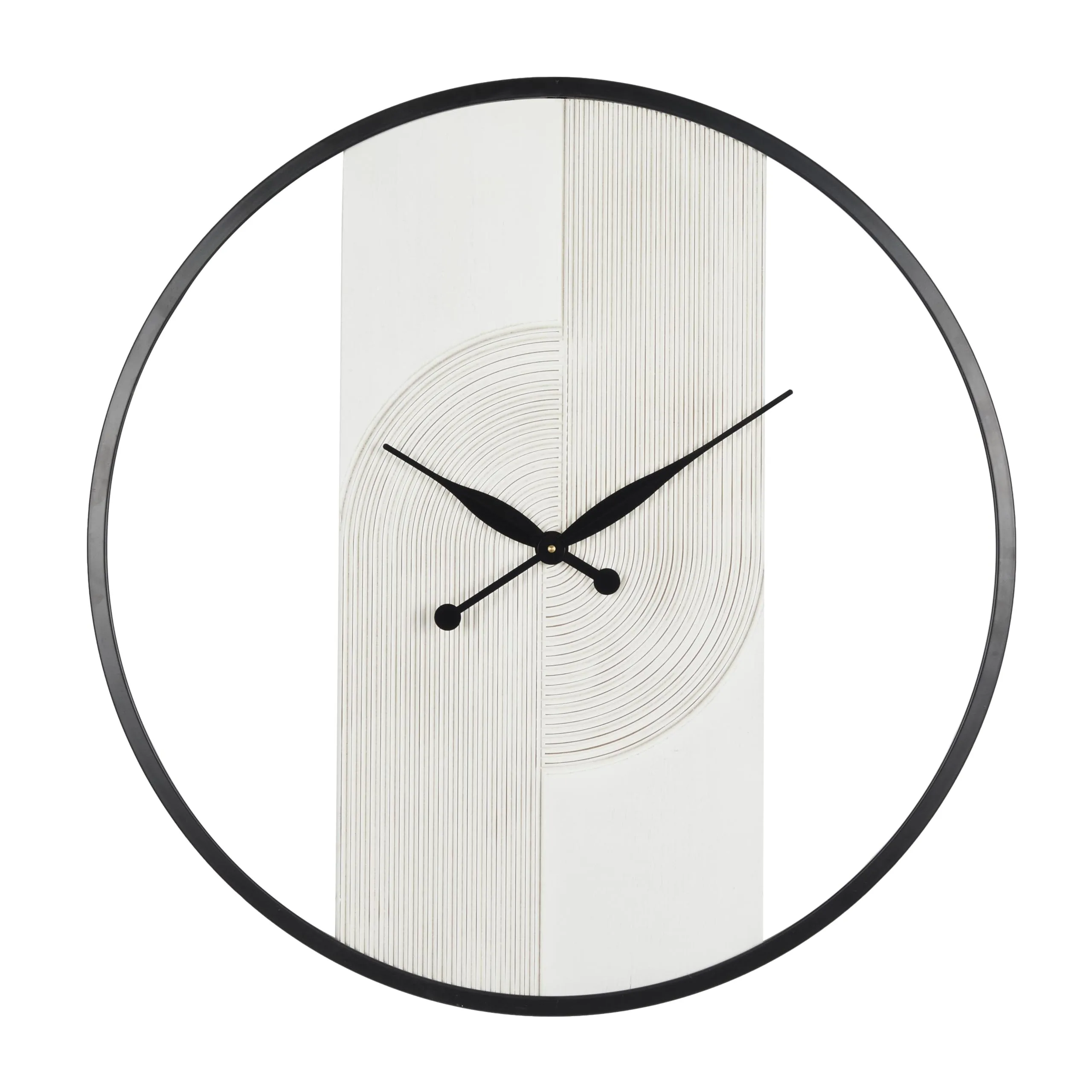 Creativo geometric metal wall clock image 2