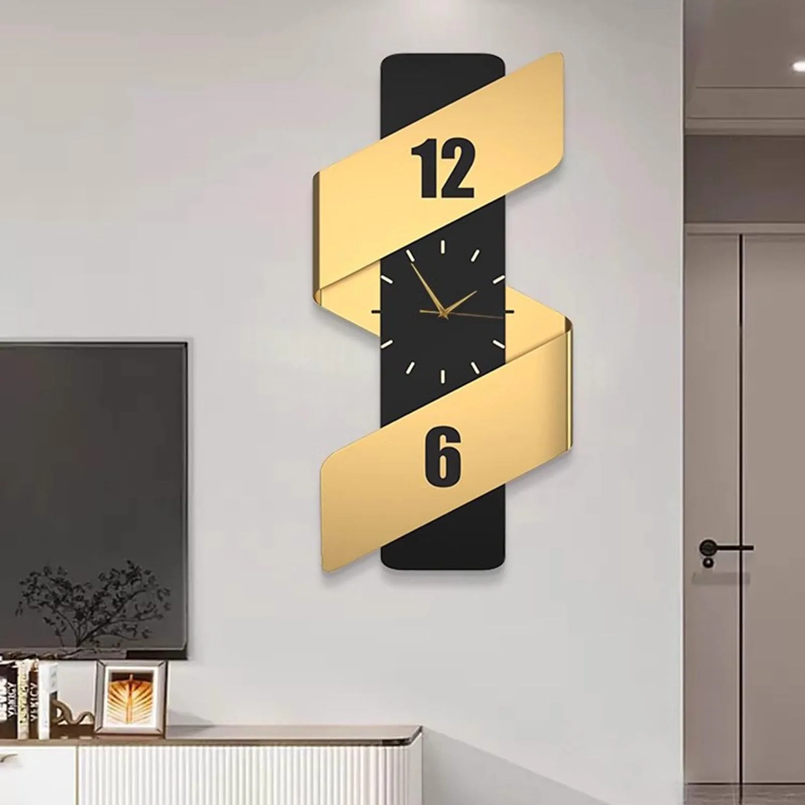 Creativo hexagon wall clock image 2