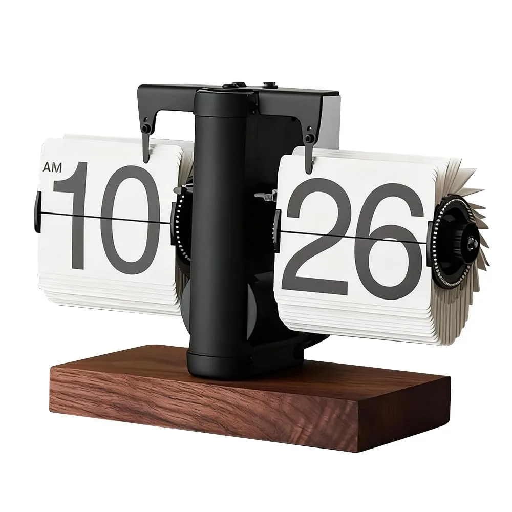Deli 9902 modern desk wall clock image 2