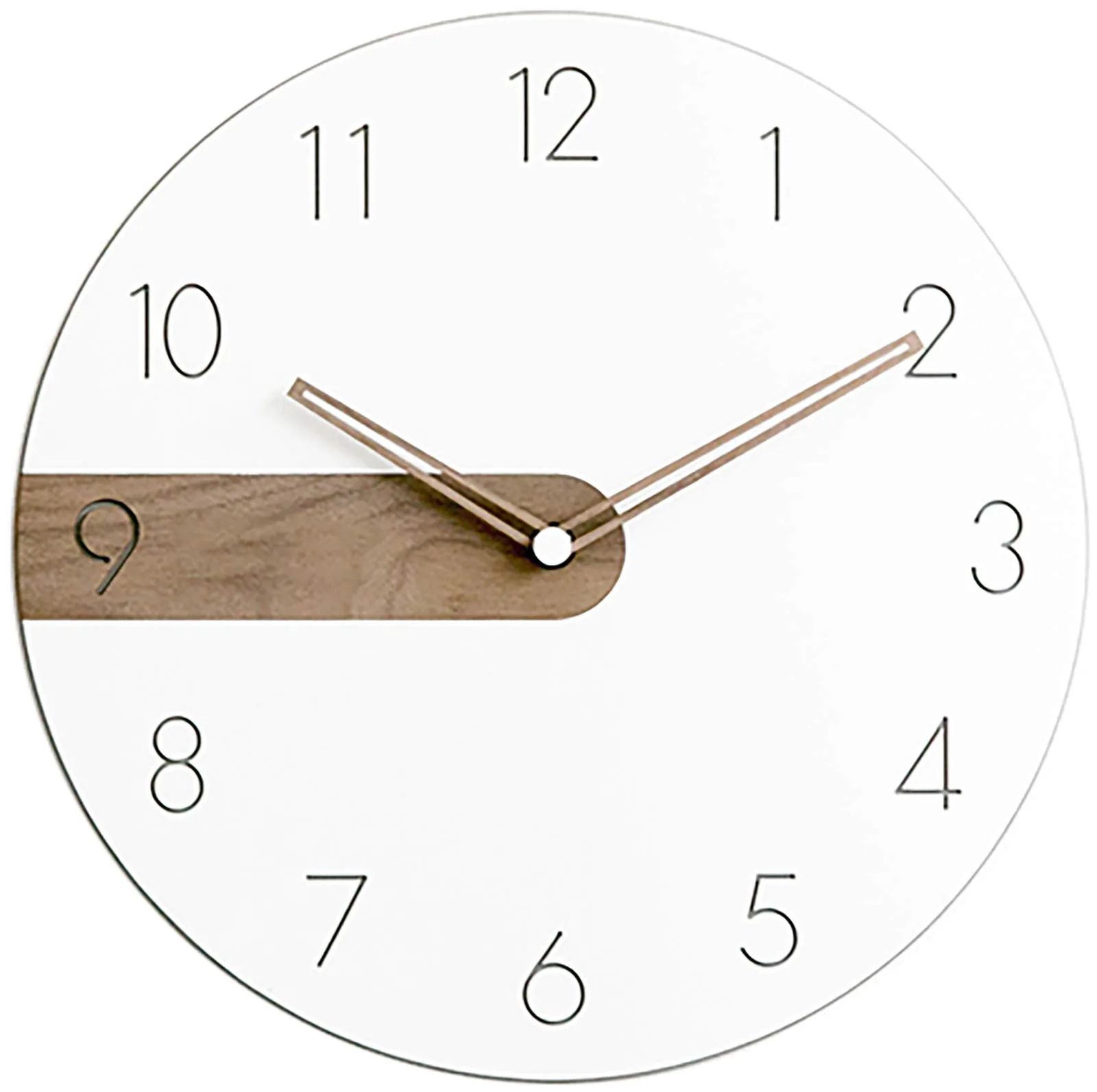 FEOYI modern minimalist wall clock image 2