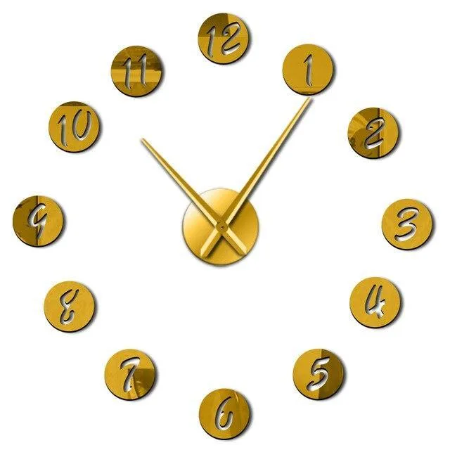 Foxtop giant wall clock sticker image 2