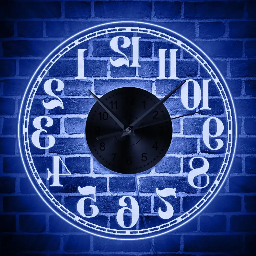 Geekook LED flip wall clock image 2