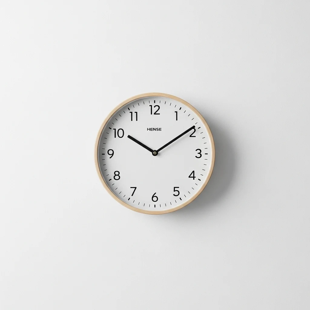 Hense HW22 minimalist wall clock image 3