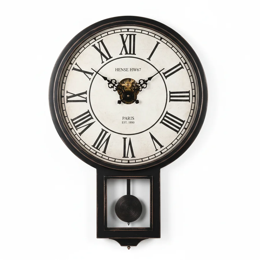 Hense HW67 large decorative clock