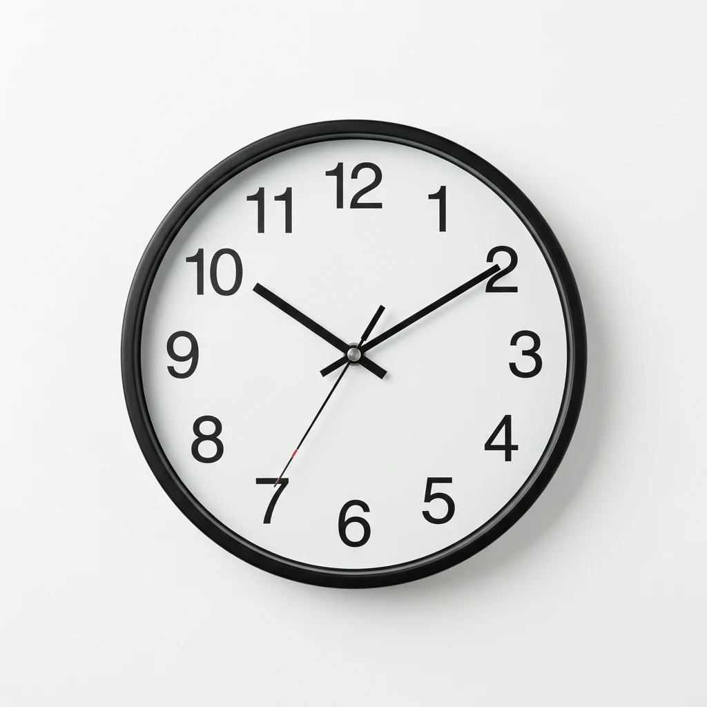 Hense HW96 Nordic wall clock image 2