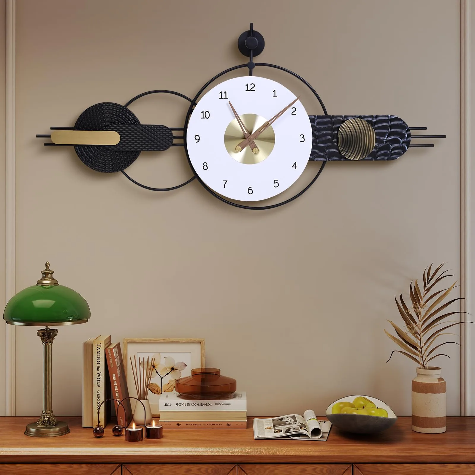 Hense HW96 Nordic wall clock image 3
