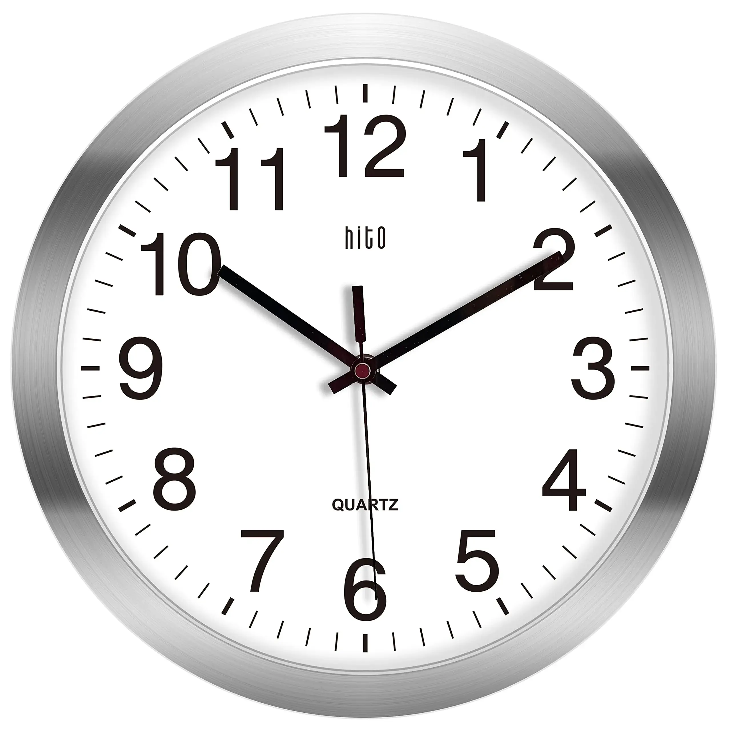 Hito 12-inch silent wall clock image 2