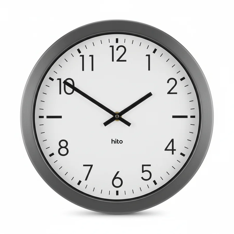 Hito silent sweep wall clock