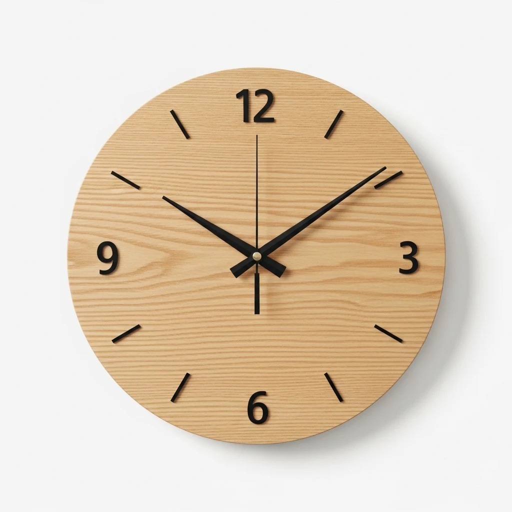 Karlsson KA5740 wood wall clock
