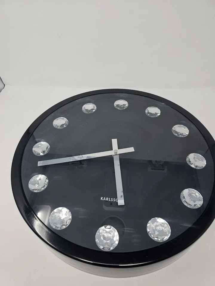Karlsson KA5745 diamond wall clock image 2