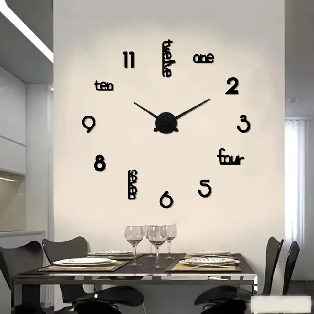 Laikau acrylic modern clock