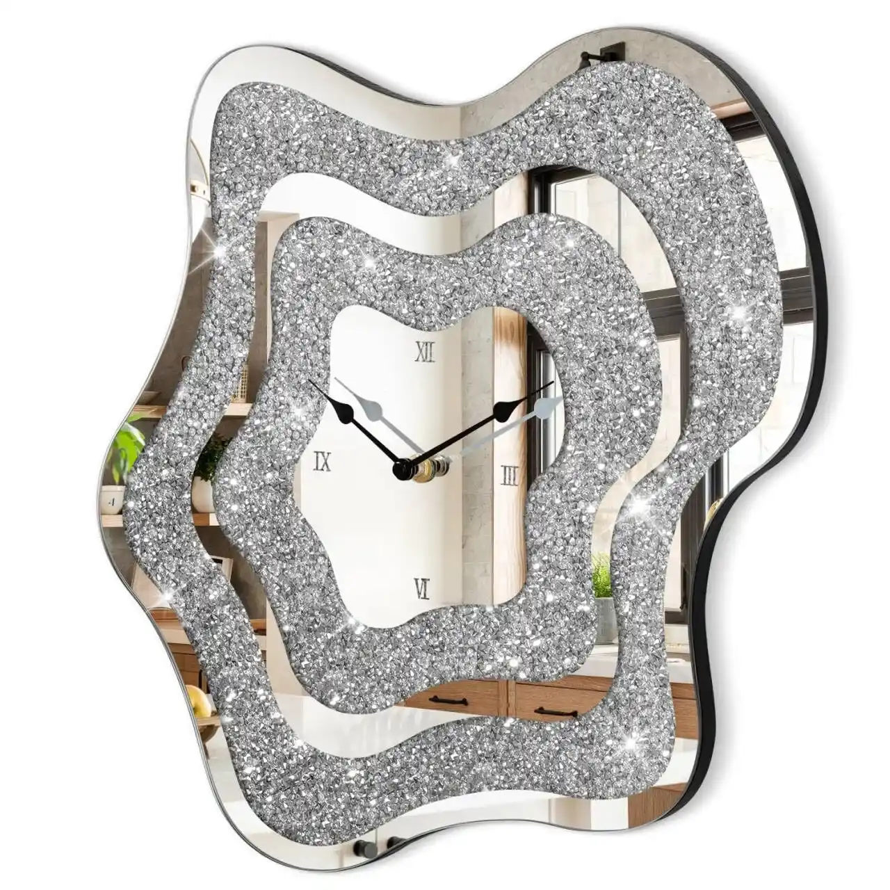 Lavvu Crystal wall clock image 2