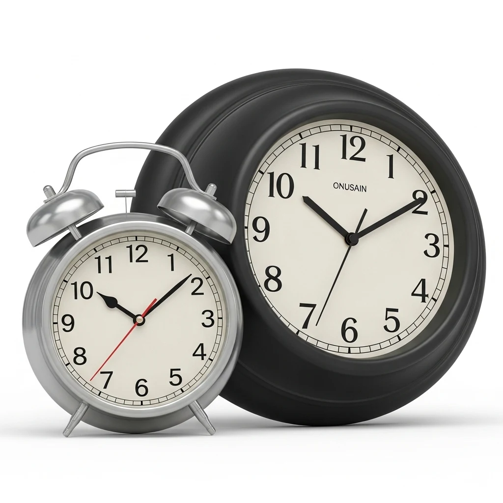 Lemnos Riki steel wall clock image 3