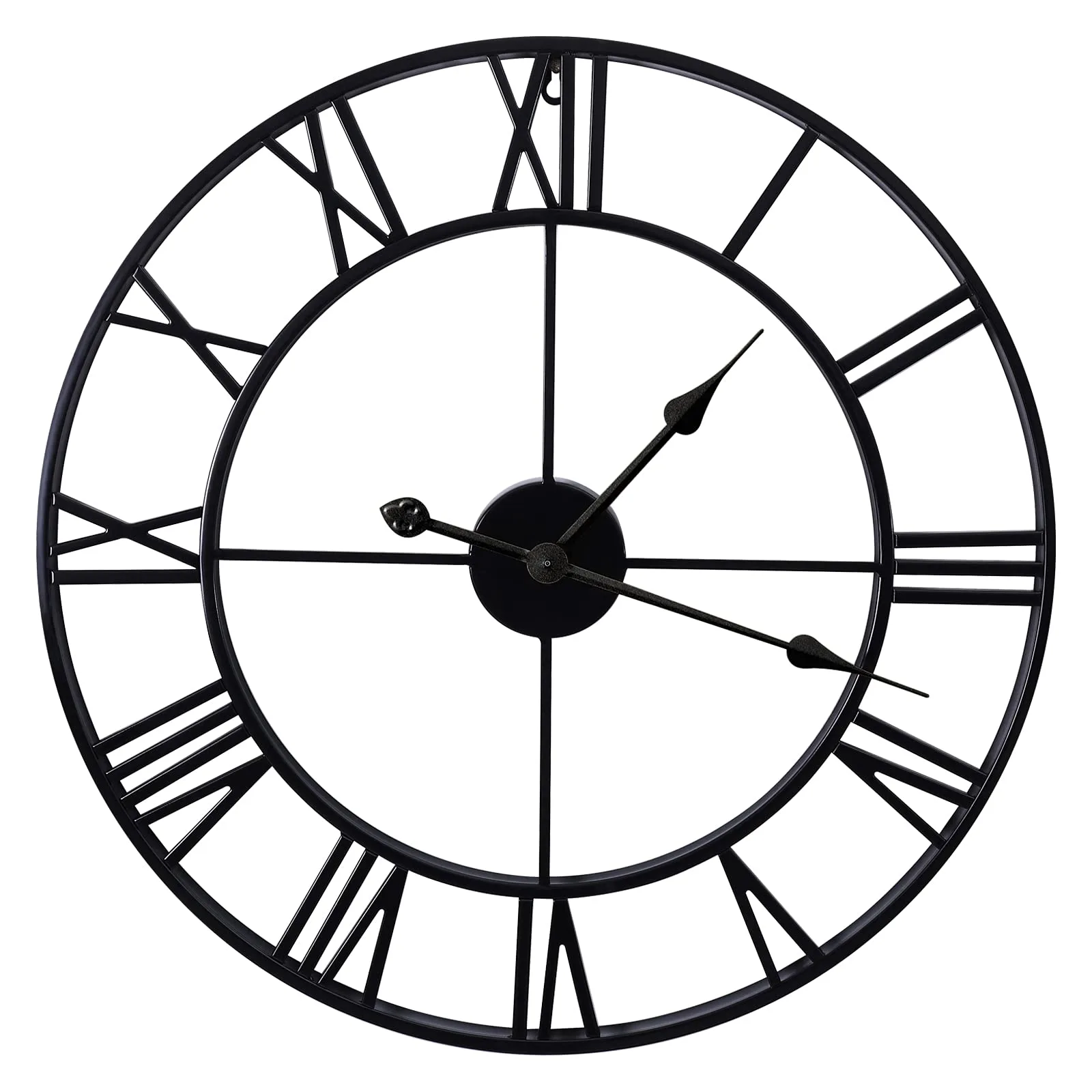 LINGWEI oversized metal wall clock image 2