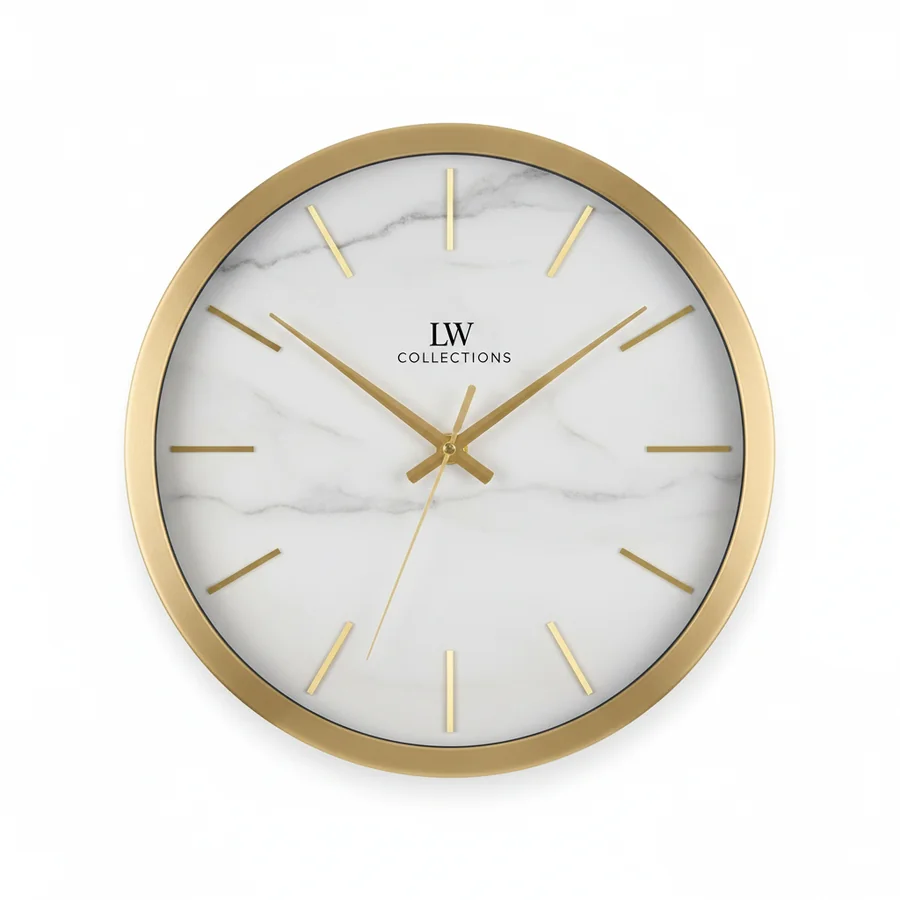 LW Collections round decorative clock