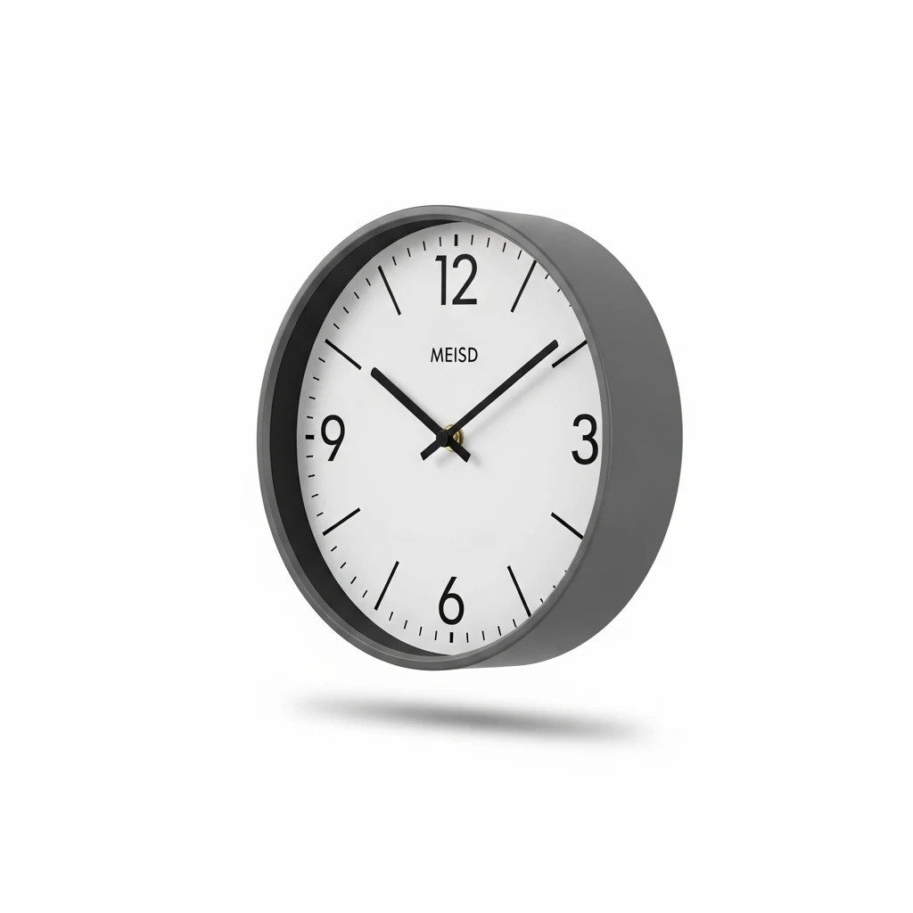 MEISD modern silent wall clock image 3