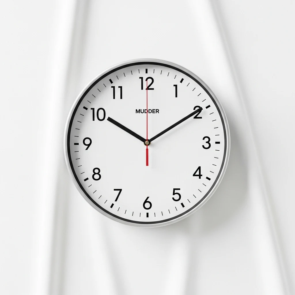 Mudder 12 inch wall clock