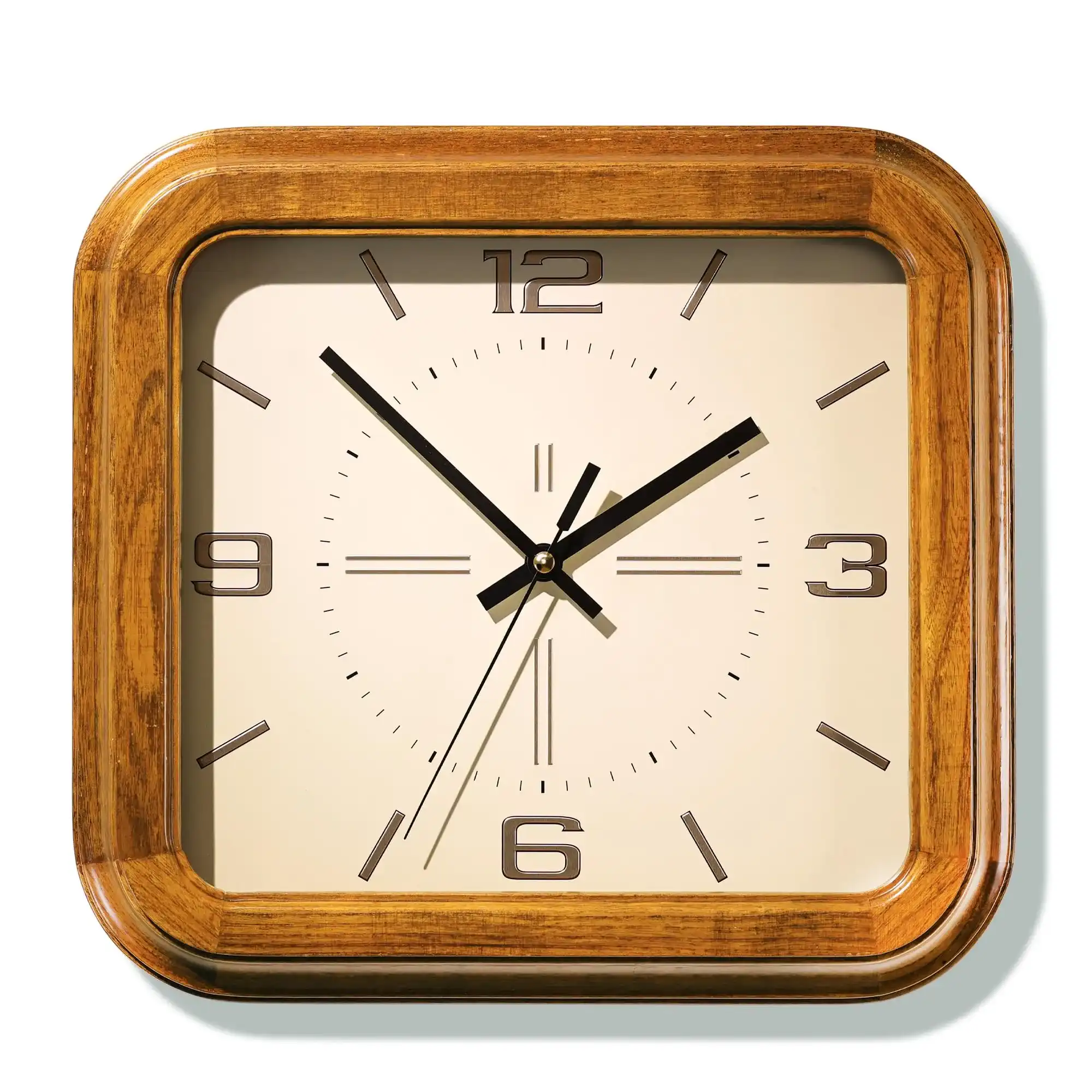 NIKKY HOME wooden frame clock image 3