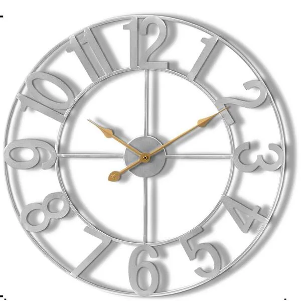 ONESEED bamboo silent wall clock