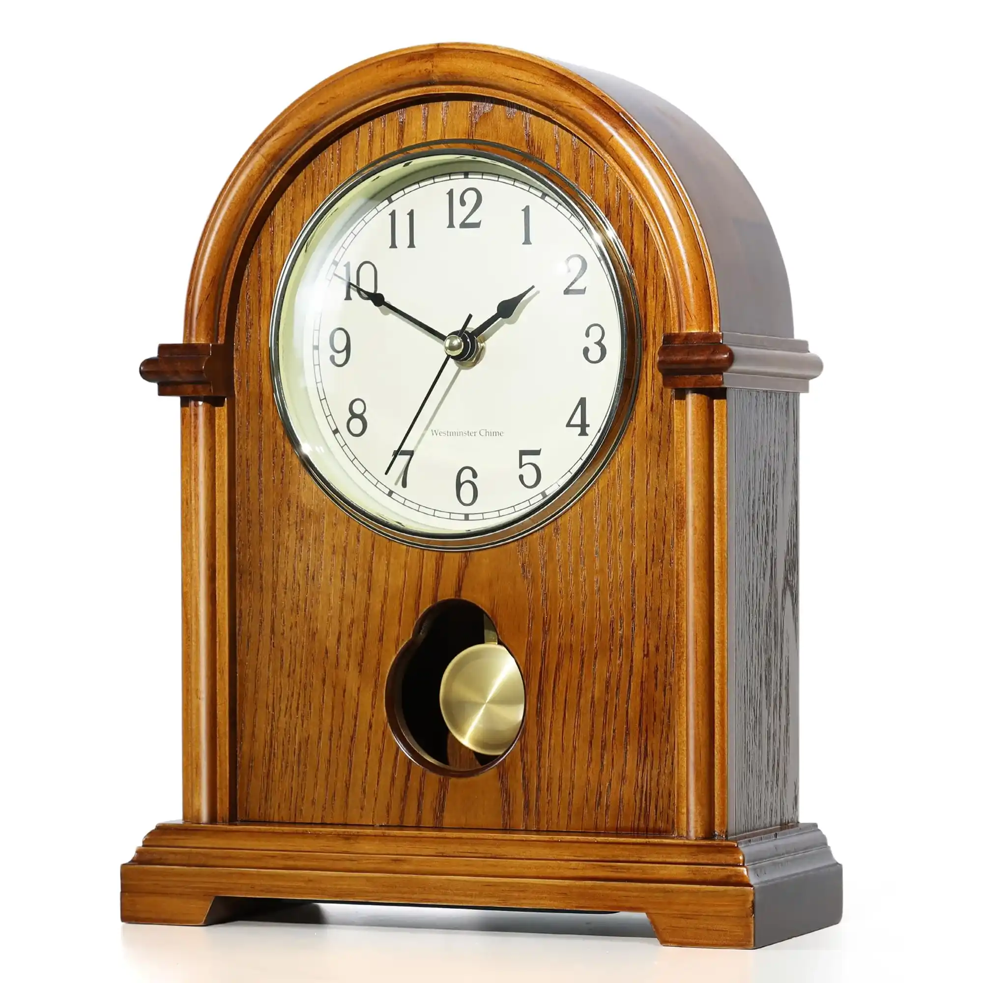 Rhythm CMG114 wooden pendulum clock