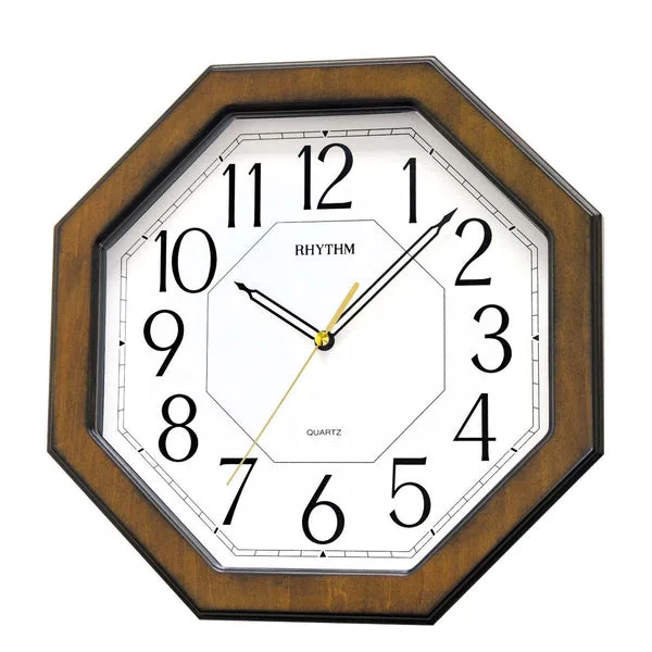 Rhythm CMG775NR18 wooden clock