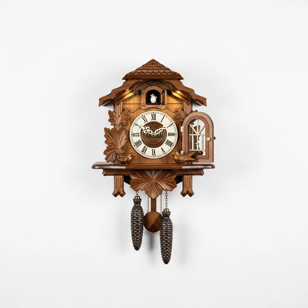 Rhythm CMJ576 cuckoo wall clock