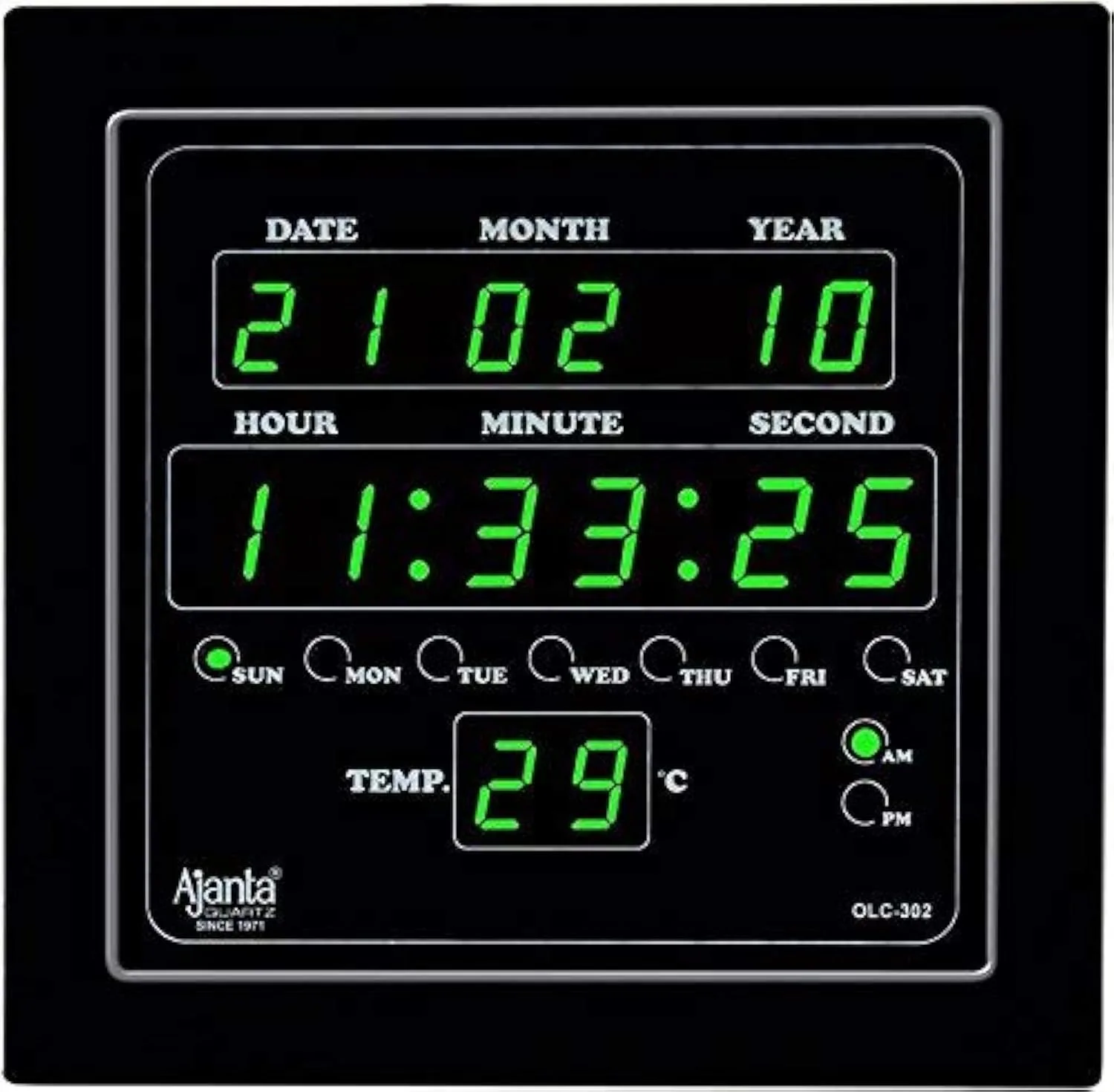 Rikon large digit LED clock image 2