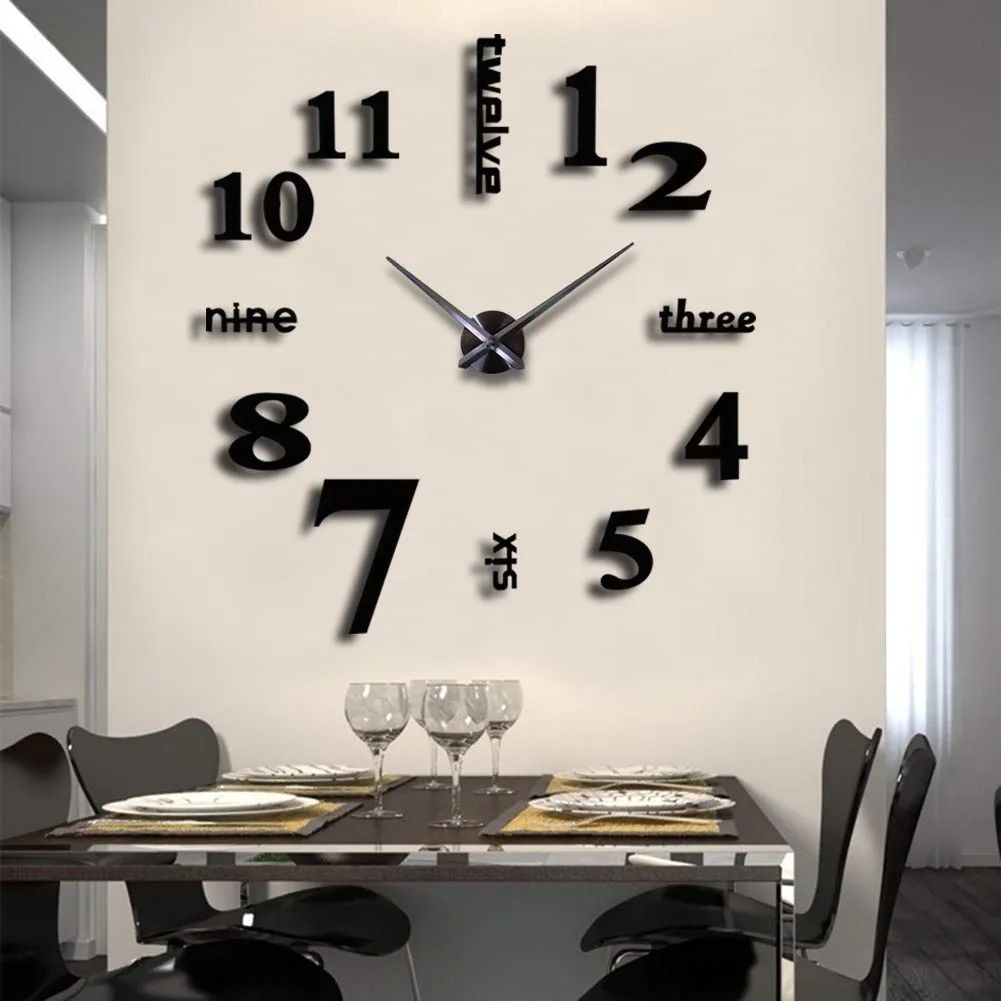Timess P270 3D DIY wall clock image 3