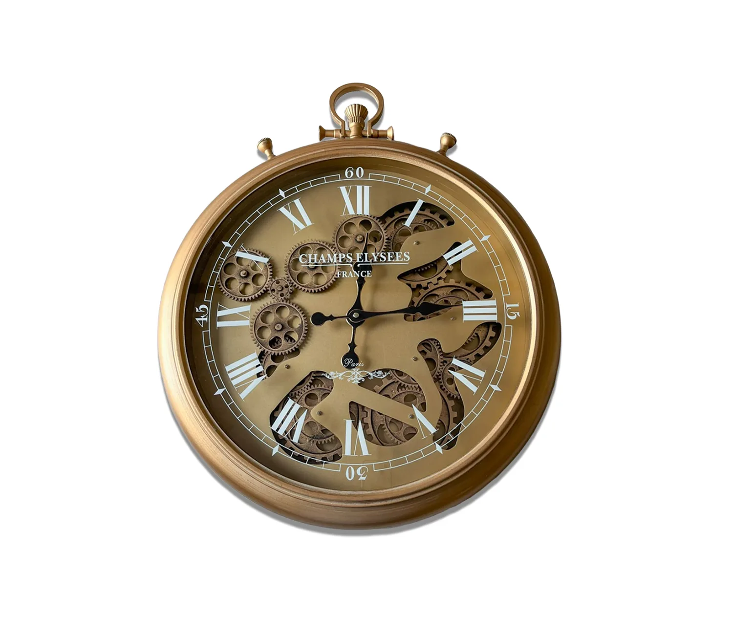 Ufengke vintage gear wall clock image 3