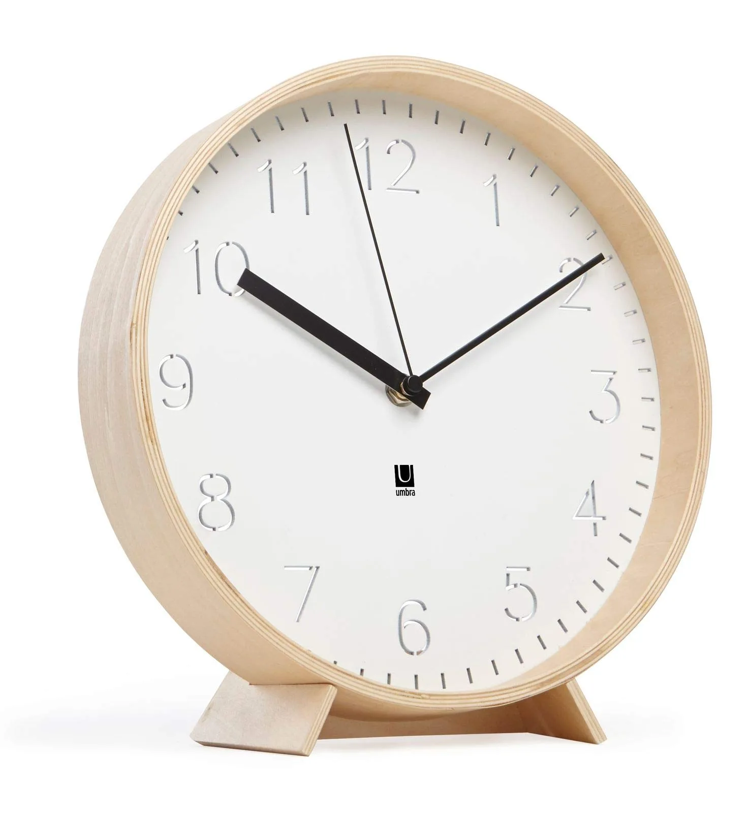 Umbra띠Circle wood wall clock image 2