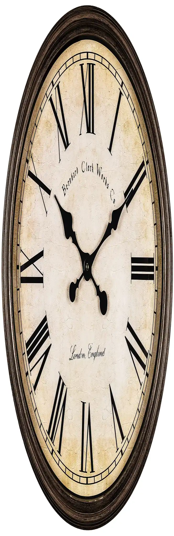 YUHUAZE large rustic wall clock image 3